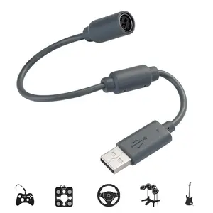 USB Breakaway Cable for Logitech G920 G923 G27 G29 Driving Force & Thrustmaster Ferrari 458 Spider Racing Wheel Cord, Guitar Hero & Xbox USB Plug