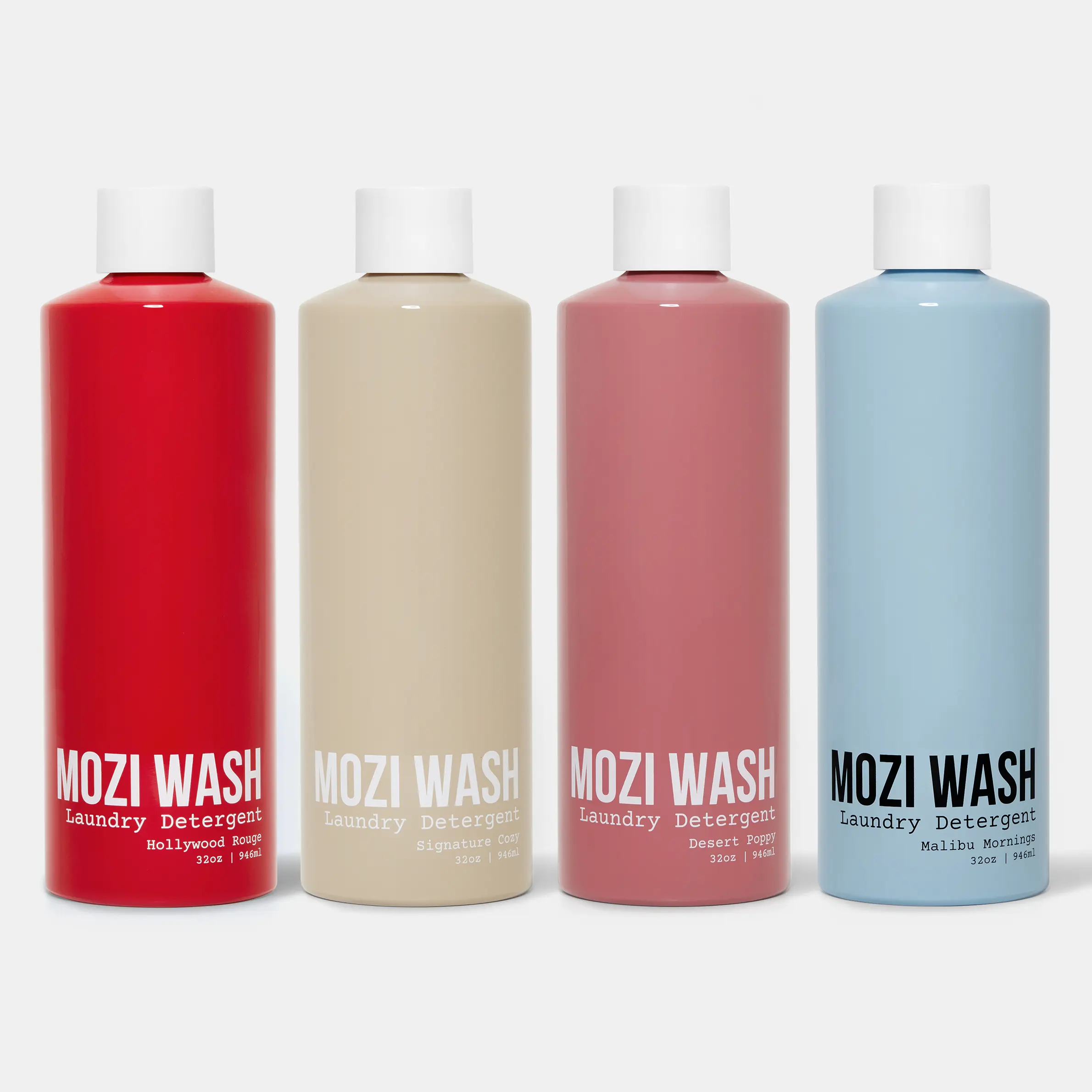 4 Pack Mozi Wash 32 oz Scented Liquid Laundry Detergent (200+ Loads Total) 4 Pack Mozi Wash 32 oz Scented Liquid Laundry Detergent (200+ Loads Total)