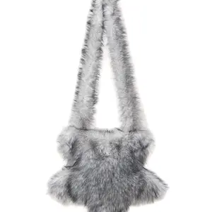 Star Plush Crossbody Bag for Women - Soft Cozy Material & Adjustable Hands-Free Carry Style - Durable Lightweight Design