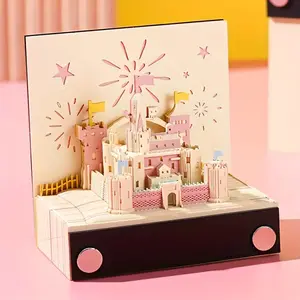3D Pop-Up Sticky Notes Set - Creative Hand-Tear Calendar Design for Daily Office Use & Unique Gift Idea