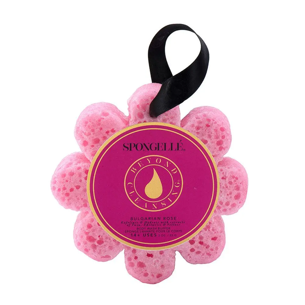 Bulgarian Rose | Wild Flower Body Wash Infused Bath Sponge