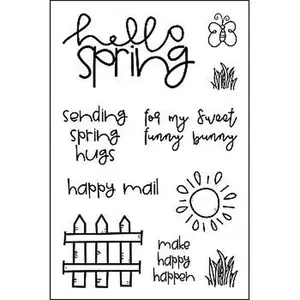 Crafts & Sewing The Stamps of Life springscene2stamp Clear Stamp Set