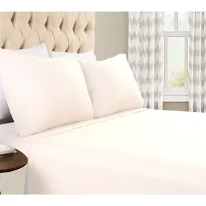 Superior Solid Cotton Flannel Deep Pocket Sheet Set, King