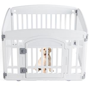 Dog Playpen Safe & 4/6-Panel Secure Indoor/Outdoor Pet Fence | Folding & Portable | Ideal for Small to Medium Dogs | Easy to Clean