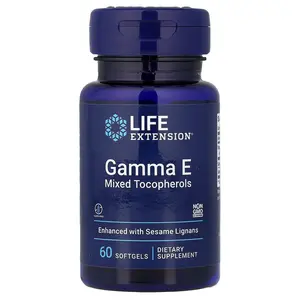 Life Extension Gamma E Mixed Tocopherols, 60 Softgels