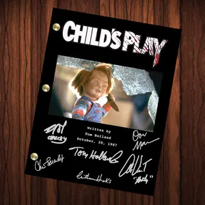 Child's Play Signed Autographed Script Full Screenplay Full Script Reprint Don Mancini Horror Film Classic Horror Chucky