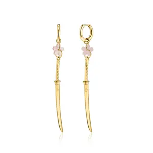 Sakura Blossom Katana Earring