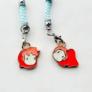 Adorable Anime Fish Metal Phone Charm