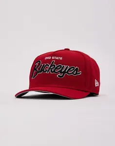 Mens New Era NCAA Ohio State Buckeyes Script 9Fifty A-Frame Snapback