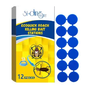 Powerful Roach Killer – 12 Tablets/Bag, Effective Cockroach Bait for Home Pest Control, Kills Roaches Fast & Prevents Infestation
