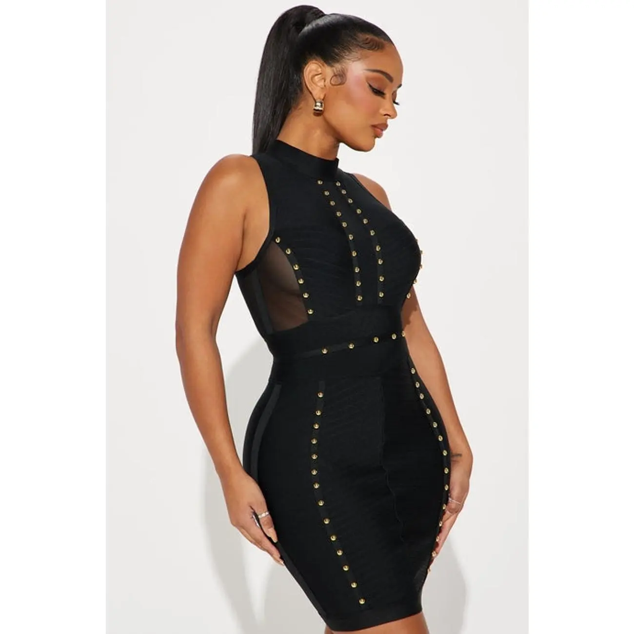 Nadia Bandage Mini Dress - Black - TikTok Shop Nadia Bandage Mini Dress - Black - TikTok Shop