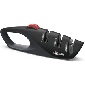 Japanese 5-Angle Knife Sharpener, 3-Stage For And, Sharpening Tool With Angle-Lock Technology