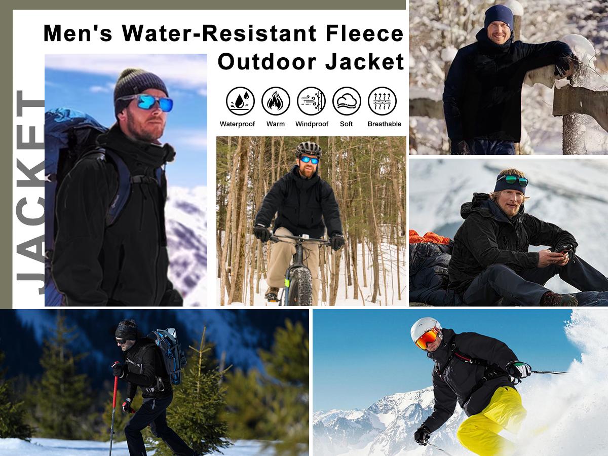 Men's Ski Jacket Winter Warm Snow Coat Waterproof Windbreaker Hooded Work Outerwear Snowboarding Jackets Men's Ski Jacket Winter Warm Snow Coat Waterproof Windbreaker Hooded Work Outerwear Snowboarding Jackets