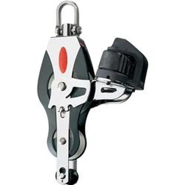 Ronstan RF41530 Series 40 All Purpose Fiddle Block, Becket & Cleat - 316 Stainless Steel, Cunningham Compatible, Cruising Use, Low Maintenance, 0.25 lbs, Exceptionally High Working Loads