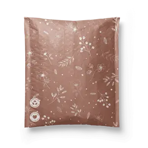 SALE - Rosy Brown Biodegradable Bubble Mailers 6" x 9"