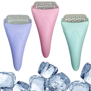 HEATHER'S LUX Ice Roller for Face & Eyes, Face Ice Roller, Facial Massager Roller, Reduce Puffiness and Dark Circles, Pain Relief, Relaxation, and Cooling Therapy, Ice Pack