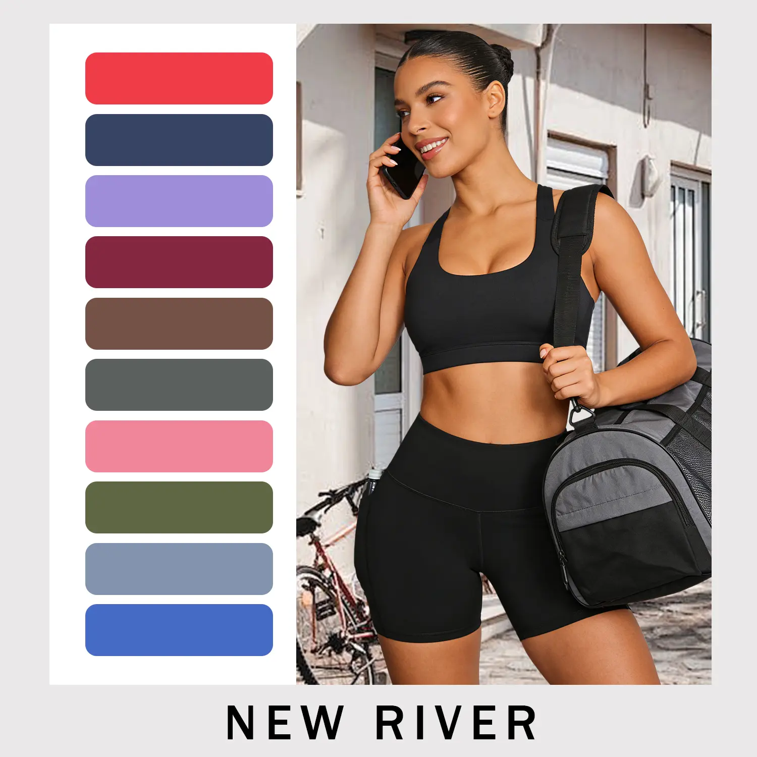 Women’s 4-pack cycling shorts with pockets for easy carry of essentials; 5-inch high-waisted tummy-control stretchy yoga/fitness shorts Women’s 4-pack cycling shorts with pockets for easy carry of essentials; 5-inch high-waisted tummy-control stretchy yoga/fitness shorts