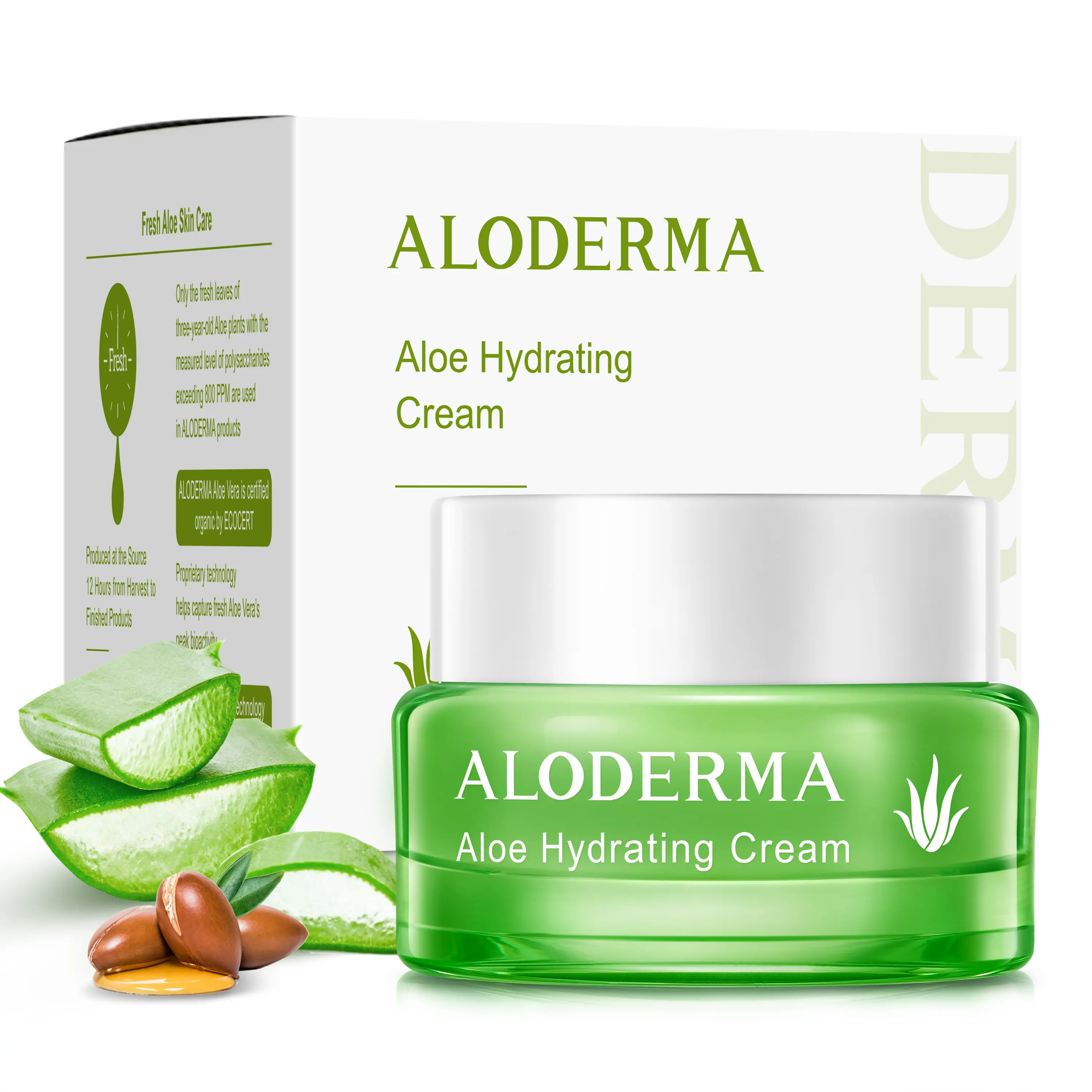 ALODERMA Hydrating Face Cream Made with 70% Organic Aloe Vera, Hyaluronic  Acid & Arginine for Dry Skin - Gentle Moisturizing Dry Skin Cream to  Hydrate, 1.7oz - TikTok Shop
