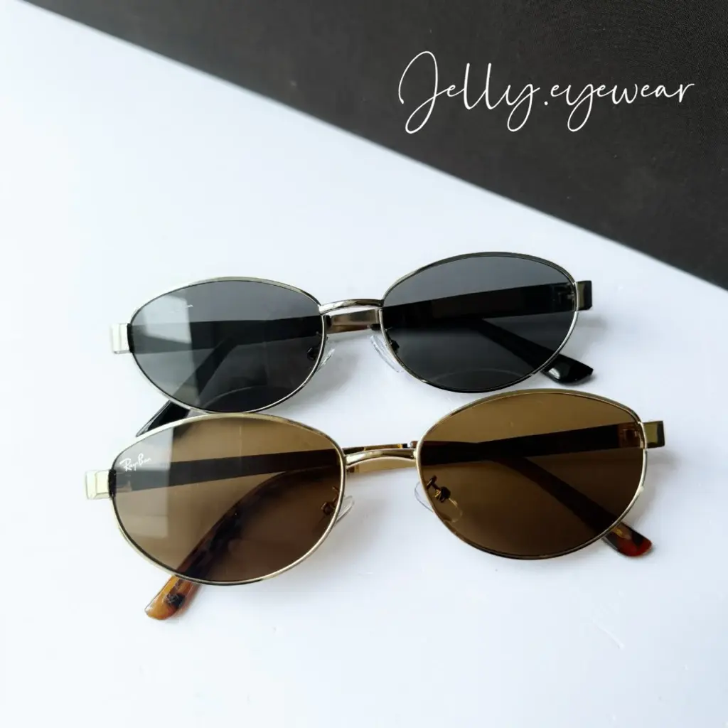 Ray-Ban Oval Outdoor Shades Black Square Eyewear UV Protection Sunglasses for Casual Daily Wear