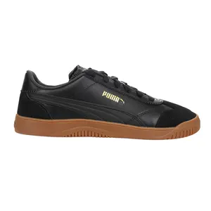 PUMA Womens Club 5V5 Lux Lace Up Sneakers Shoes Casual - Black