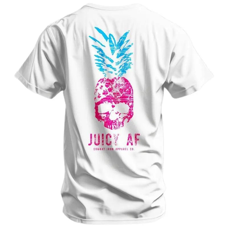 Vibrant Pineapple Cotton T-Shirt for Men