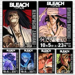 1PC Anime Figure Bleach Poster Poster Paper Print Home Living Room Bedroom Entrance Bar Cafe Art Painting Decoration Unframed Poster