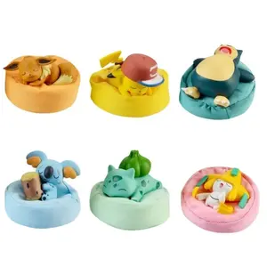 Pokémon Sleeping Figures Beanie Pikachu Bulbasaur Eevee Snorlax Komala Jirachi Blind Box