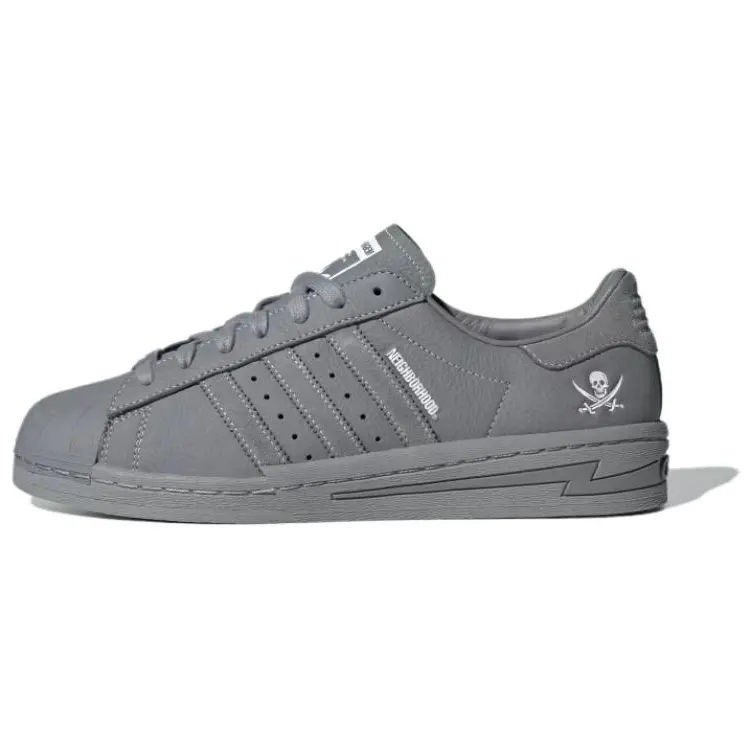 Adidas Neighborhood X Superstar Cement Grey' Comfort Low Top Skate Shoes Unisex IE6115