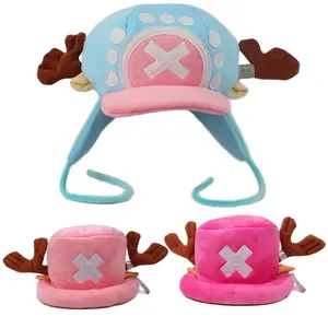 Chopper Cosplay Fantasy Hat Anime One Cosplay Piece Disguise Costume Accessories Cap Headwear Adult Women Roleplay Fantasia Prop