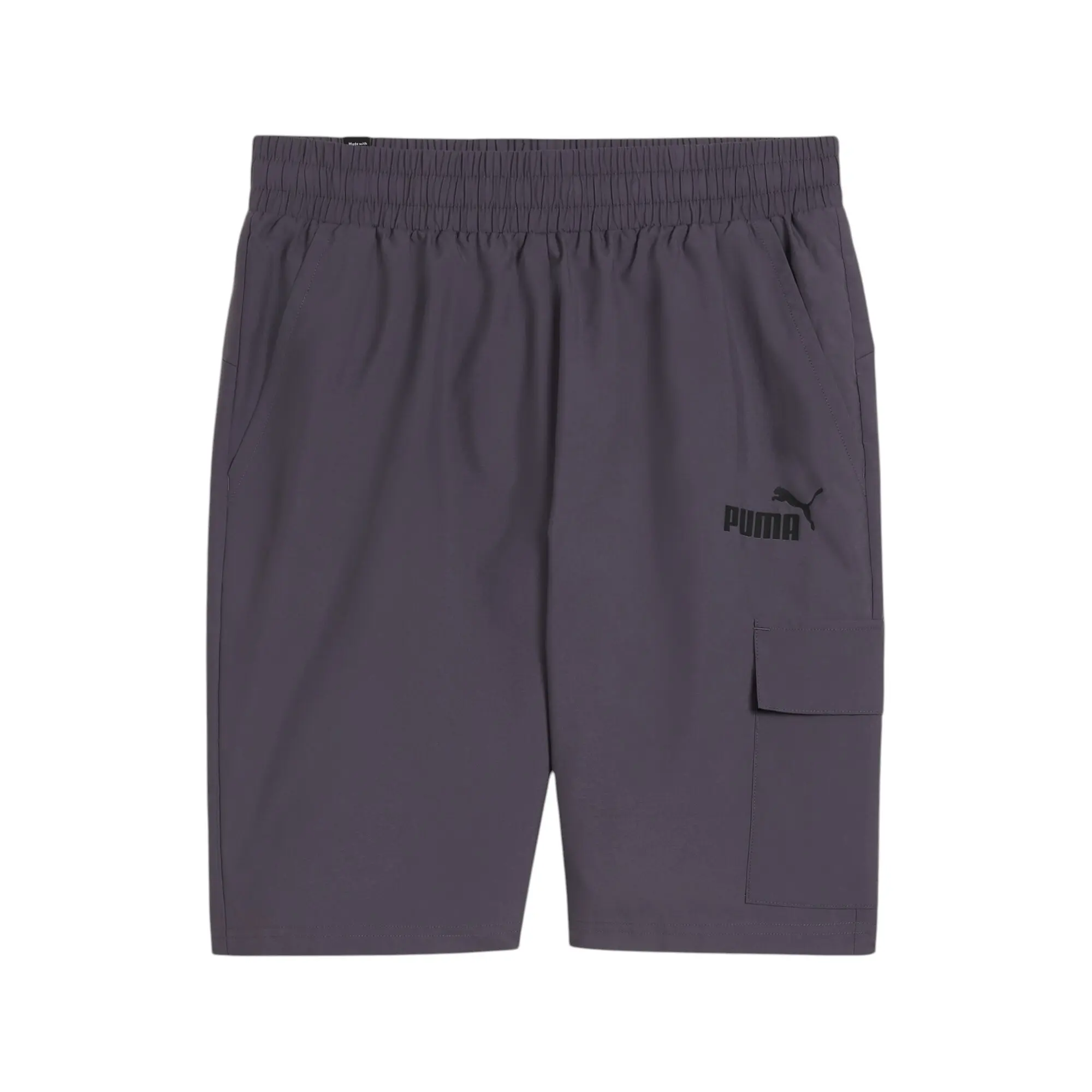 PUMA Mens Essentials 9 Inch Woven Cargo Shorts Casual Bottoms Casual Pockets - Grey