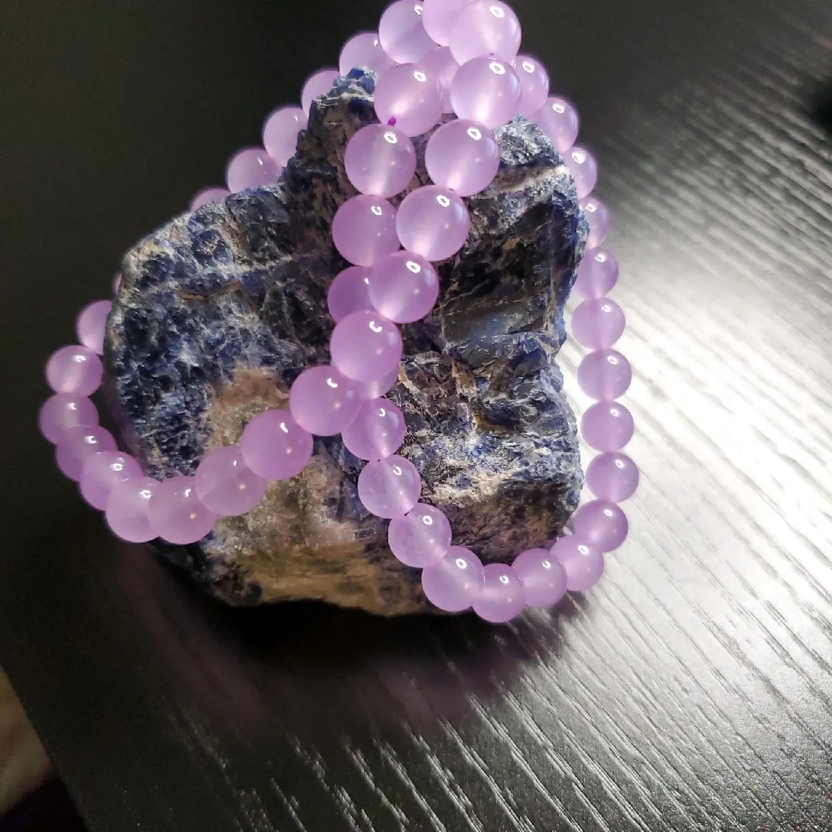 Light purple crystal bracelet
