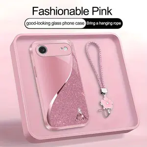 Suitable for [iPhone 17 Air] high-end women's phone case,choose any of the 26 letters, print the printed pattern  , drop-resistant, affordably priced,fingerprint-resistant