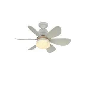 New E27 Screw Base Home Quiet Small Fan Light, Smart Ceiling Fan Lamp for Dining Room Bedroom, Energy Efficient Ventilation Solution