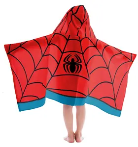 Jay Franco Official Disney Bath/Pool/Beach Hooded Towel - Super Soft & Absorbent Cotton Towel, Measures 22 x 51 Inches (Official Product)