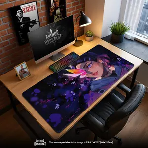 Valorant Clove Mouse Pad – Dreamy Butterfly Anime Desk Mat