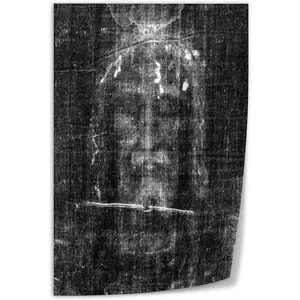 Shroud of Turin Jesus Portrait Art Poster 2 Canvas Art Wall Printing Office Bedroom Aesthetic Living Room08x12inch(20x30cm) Unframe-style