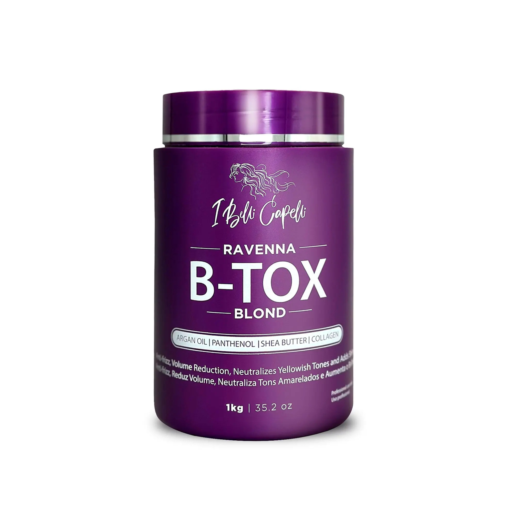 Kit I Belli Capelli Ravenna B-tox Blond Mask + Repair Oil – Complete Care for Blonde Hair Haircare Daily
