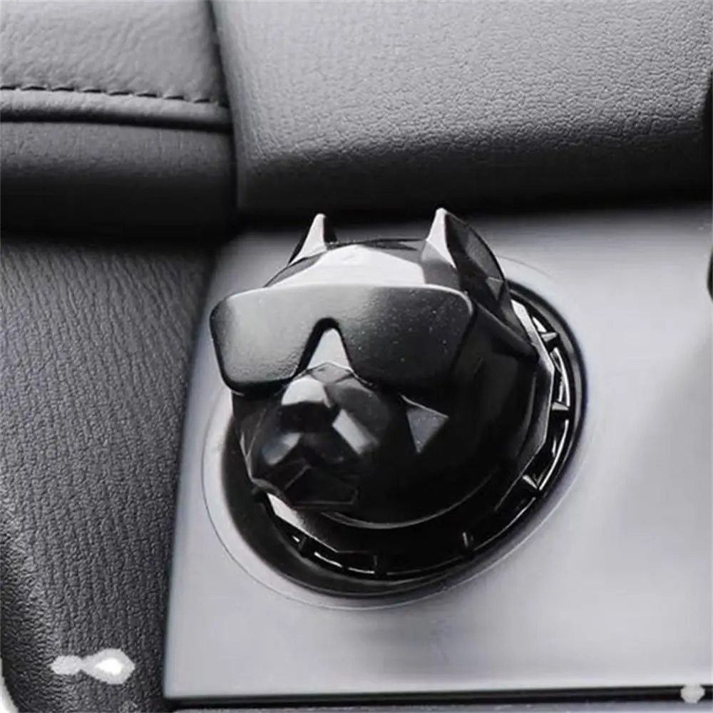 Car Start Stop Button Decoration Cover, Car Start Button Puppy Pattern Decorative Cover, Start Button Decorative Cover is Suitable for Most Cars, Car