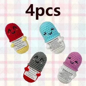 Cute Capsule Doll - Handmade Crochet Design for Daughter or Teenager, Mini Funny Party Favors, Birthday Gift