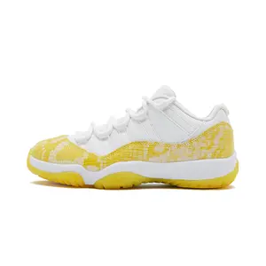 AIR JORDAN 11 LOW WMNS "Yellow Snakeskin" AH7860 107