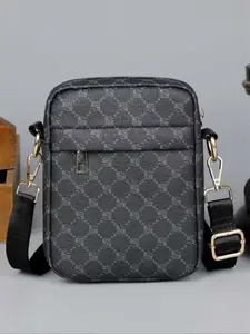 Men's Fashion Business Shoulder Bag, Casual Durable Stylish Crossbody Bag, Travel Commuter Messenger Bag, All Season Use, Versatile Shoulder Bags