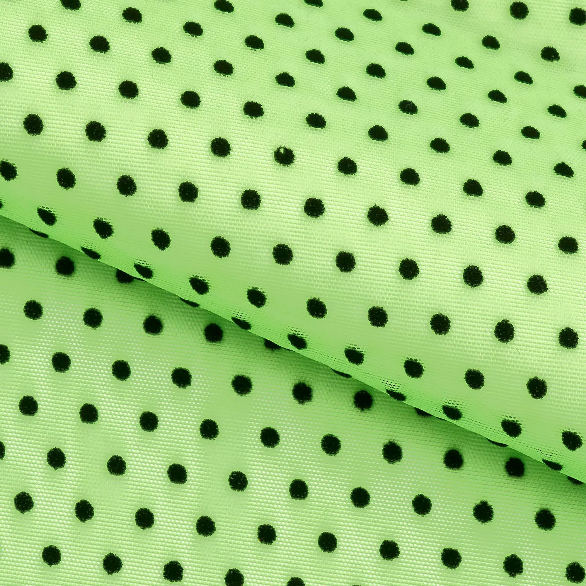 Polka Dot Flocked Stretch Mesh Fabric | Blue Moon Fabrics Polka Dot Flocked Stretch Mesh Fabric | Blue Moon Fabrics