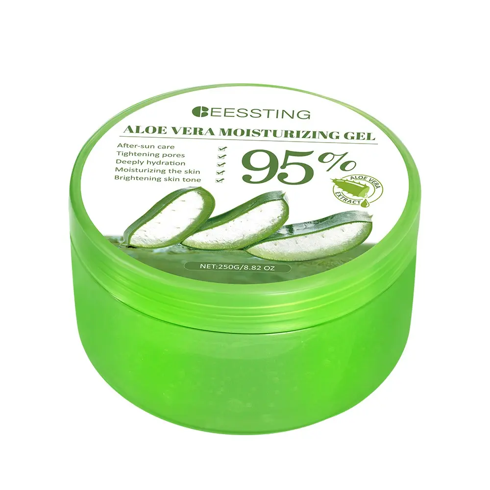 1 Bottle Aloe Vera Soothing Gel – Natural Fresh Repair, Brightening Nourishing Hydrating, Brightening and Hydrating, Hydrating Moisturizer, Deep Moisturizing & After-Sun Care for All Skin Types Daily Use
