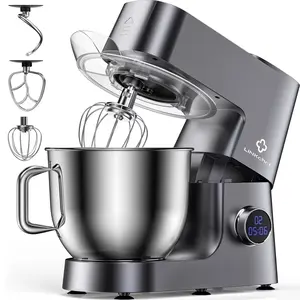 LINKChef 7.4 QT Stand Mixer, 800W 12-Speed Tilt-Head Food Mixer, Kitchen Electric Mixer with Dough Hook, Wire Whip & Beater