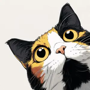 Peekin’ White Anime Cat Car Decal – Cute Kawaii Peeking Kitten Sticker for Car Window, Bumper, Laptop, Funny Japanese Anime Vinyl Cat Decal, Durable Waterproof Car Accessory