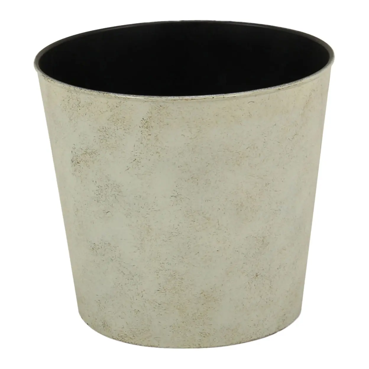 Cheungs PP-101CR 9 in. Round Tapered Recycled Plastic Planter, Cream