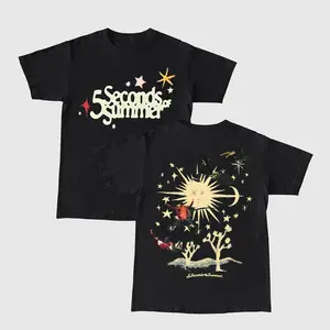 5SOSS Starry Night Double Side Shirt, 5 Secondss Of Summer Merch