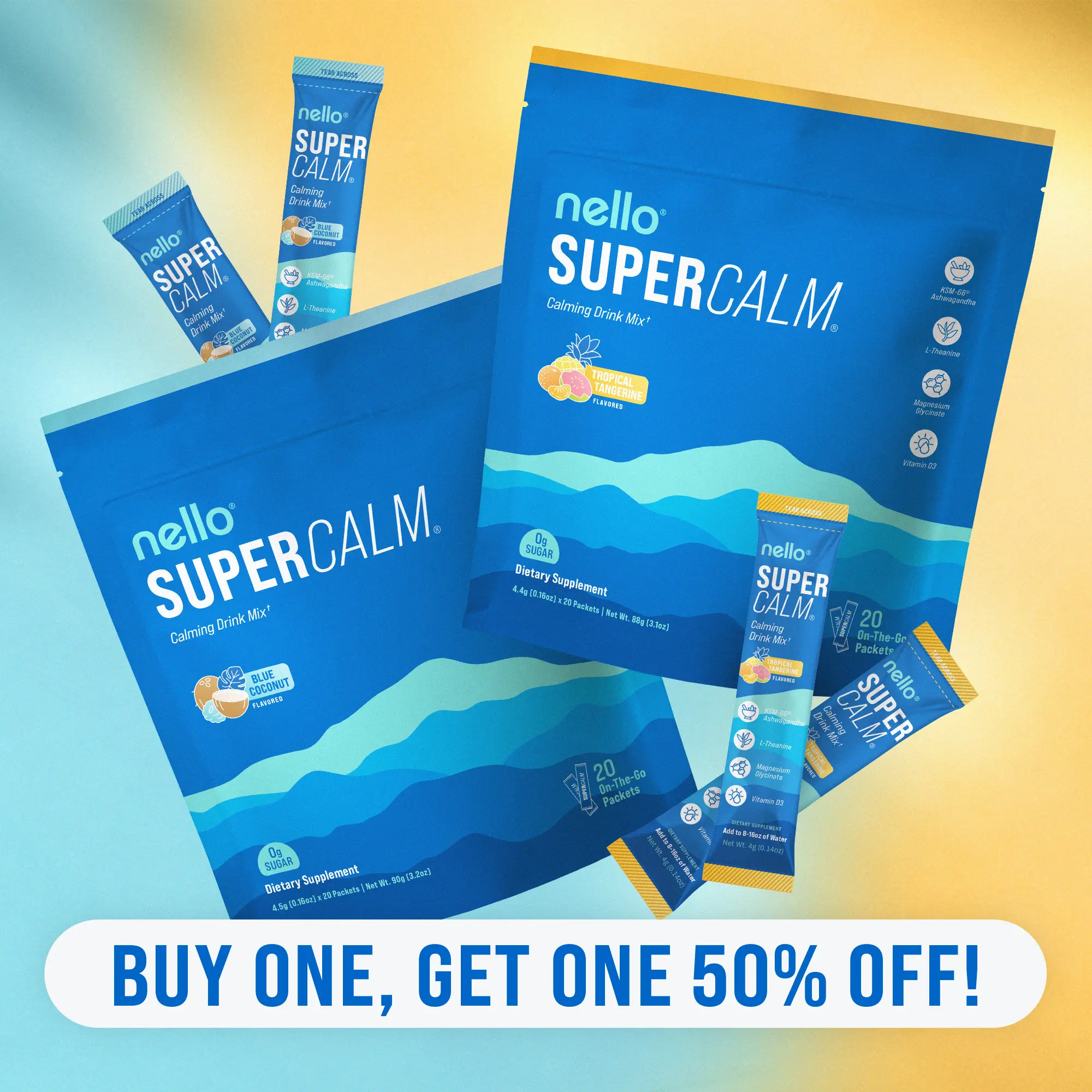 Blue Coconut + Tropical Tangerine