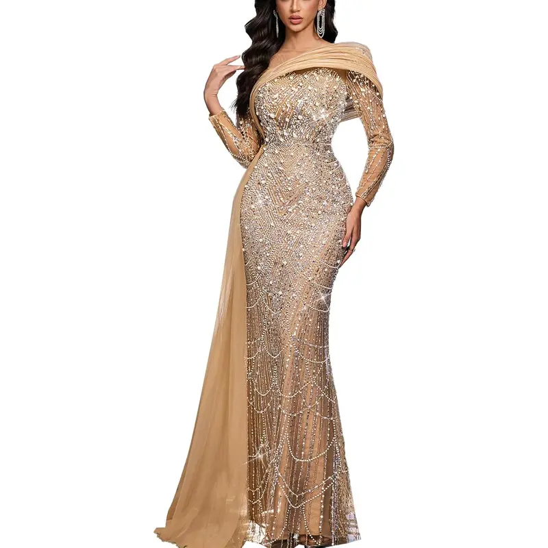 long sleeve mermaid prom dresses - TikTok Shop