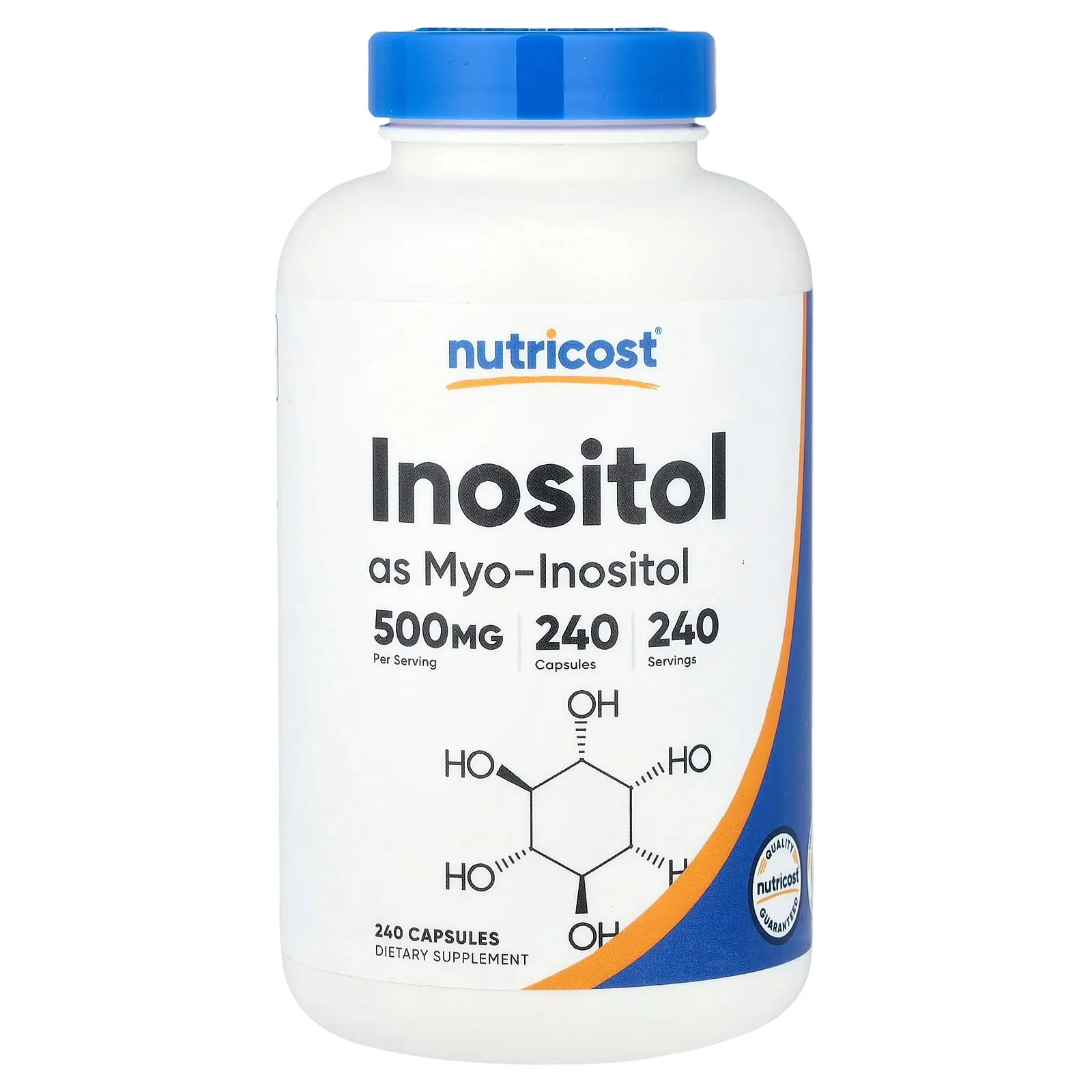 Nutricost Inositol, 500 mg, 240 Capsules
